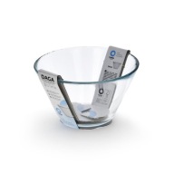 Malá sklenená miska na šalát Trend Glass DAGA ⌀ 13cm