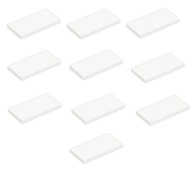 LEGO Plochá doska 2x4 biela 4560178 87079 - 10 ks