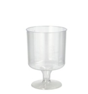 GLASSES plastové dezertné poháre, jednorazové, opakovane použiteľné, 200 ml, 10 ks