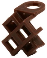LEGO KATANA DRŽIAK MEČA TMAVO HNEDÁ 88290