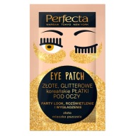 PERFECTA GOLD trblietavé náplasti na oči, 2 ks