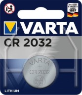 Alkalická batéria pre diaľkové ovládače Varta FLAT CR2032