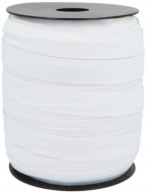 PLETENÁ GUMA 1,5 cm ploché oblečenie elastické BIELE 15 mm - 5 MB