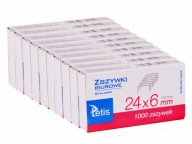Tetis GZ101-A 24/6 kancelárske sponky do zošívačky 10x 1000 ks 10 x 1000 ks