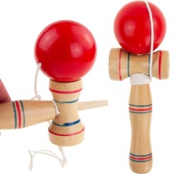 KENDAMA DREVENÁ KLASICKÁ JAPONSKÁ ZRUČNOSTNÁ HRA CHYTNUTIE LOPTY
