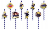 NARODENINOVÉ SLAMKY s POSTAVIČKAMI - FIREMAN SAM GAMES NARODENINOVÉ VÍLY HRY - 8 ks.