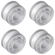 LEGO Rim 11x8 prevodový valec svetlosivý LBG 4211758 42610 - 4ks