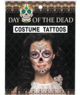 HALLOWEENSKÉ TETOVANIE UMÝVAJÚCOU VODOU RÔZNE VZORKY