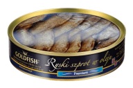 Rybie konzervy RYSKI ŠPROTY V PREMIUM OLEJI 160g