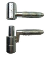 LA FLORIDA obojstranný skrutkovací pánt, strieborný, 42x13mm