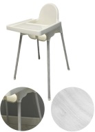 IKEA ANTILOP nohy stoličky na kŕmenie dyha - BIELY DUB