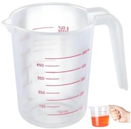 Kuchynská odmerka, džbán, šálka s váhou, rúčka, kuchynská odmerka, 500 ml
