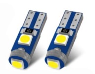 ORANŽOVÁ žiarovka - R5 T5 3 x POWER LED W1,2W W2W VÝKON