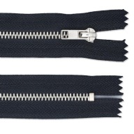 Pevný kovový zámok 4mm 8cm ZIP C580/NIK BLACK