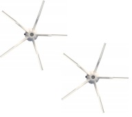Biele gumené silikónové bočné kefy pre RoboRock S5/S6/S7/S7 max/Q7