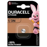1 x DURACELL gombíková lítiová batéria 1/3N DL1/3N 2L76 CR1/3