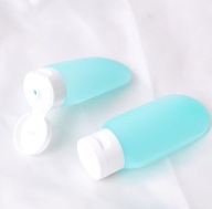 Kontajner | opakovane použiteľná cestovná fľaša | 60 ml | MODRÁ FARBA