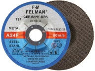 Kotúče na brúsenie ocele, kovu, FELMAN 125x8, HRÚBKA DO 8 mm