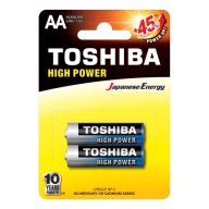 2x alkalické batérie TOSHIBA FINGERS LR6 AA