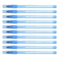 BIC Round Stic Stredné školské kancelárske pero, modré, 1 mm, 10 ks