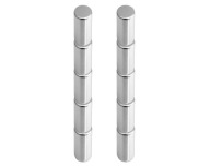 okrúhly NEODYMOVÝ MAGNET 4x10 N38 SET 10 kusov SILNÝ