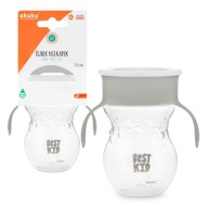AKUKU STRIEBORNÝ HRNČEK 360 s ušami 270 ml 9+