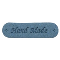 Štítok na štítku HAND MADE tyrkysový musí mať 2444