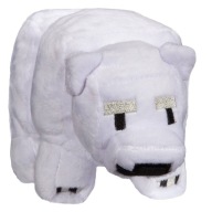 MINECRAFT VEĽKÁ HRA MASKOT ĽADOVÝ MEDVEĎ PLYŠOVÁ POSTAVKA BIELY MEDVEĎ
