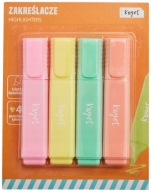 HIGHLIGHTERS Zvýrazňovacie pero HIGHLIGHTER 4 KS