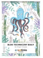 TECHNICKÝ BLOK A4 10 LIST BIELY 170g/m2 CREATINIO