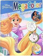 XXL OMAĽOVAČKA KLASICKÉ NÁLEPKY PRINCEZNÉ DISNEY