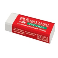 VINYLOVÁ GUMA na oder, BIELA ​​Faber-Castell NÁDHERNE VYMAZUJE