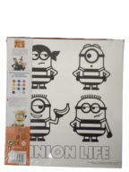 Maliarska sada s plátnom MINIONS