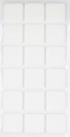 STAROSTLIVOSŤ O PODLAHU samolepiace plsti 30 x 30 mm BIELA