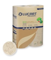 Toaletný papier EcoNatural 6.3, 100% recyklovaná celulóza, 6 roliek, 3 vrstvy
