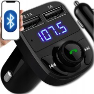 Vysielač pre osobné autá 12V, nákladné autá 24V, 2xUSB, Hands-free sada
