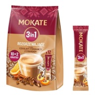 MOKATE instantná káva 3v1 zahrievacia čokoláda pomaranč škorica 12