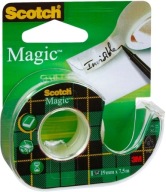 SCOTCH Magic kancelárska páska 19mm x 7,5m zásobník