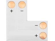 Konektor LED pásika L, lomený, 8mm, 2 PIN