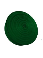 BAVLNENÁ PÁSKA HERRINGBONE 14mm TMAVOZELENÁ 1m