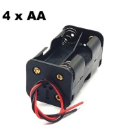 Batériový kôš na 4 x AA R6 batérie, obojstranný