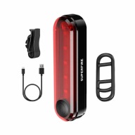 SUPERFIRE ZADNÁ BICYKLE LAMPA LED USB 230MAH ODOLNÉ 4 REŽIMY