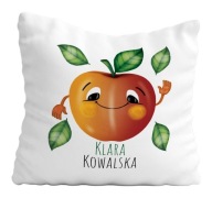 Vankúšik do škôlky pre dieťa + meno JABLKO