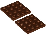 LEGO tanier 4x4 hnedý (3031/4243838) 2ks