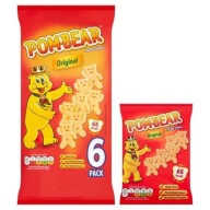 Pom - Bear Original 6 ks x 13g Zemiakové lupienky Big Paka IRL