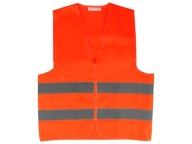 XL reflexná vesta, oranžová, HQ