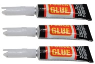 SUPERGLUE SILNÉ SUPER GLUE 3 KS RÝCHLO OKAMŽITÉ UNIVERZÁLNE