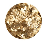 Prírodné vločky GOLD MICA na zdobenie sviečok