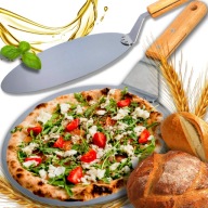 PREHLIADKA NA PIZZU NEREZOVÁ OCEL INOX PROFESIONÁLNA okrúhla XXXL