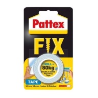 MONTÁŽNA PÁSKA PATTEX OBOJSTRANNÁ FIX 80kg, UNIVERZÁLNA NA VŠETKO